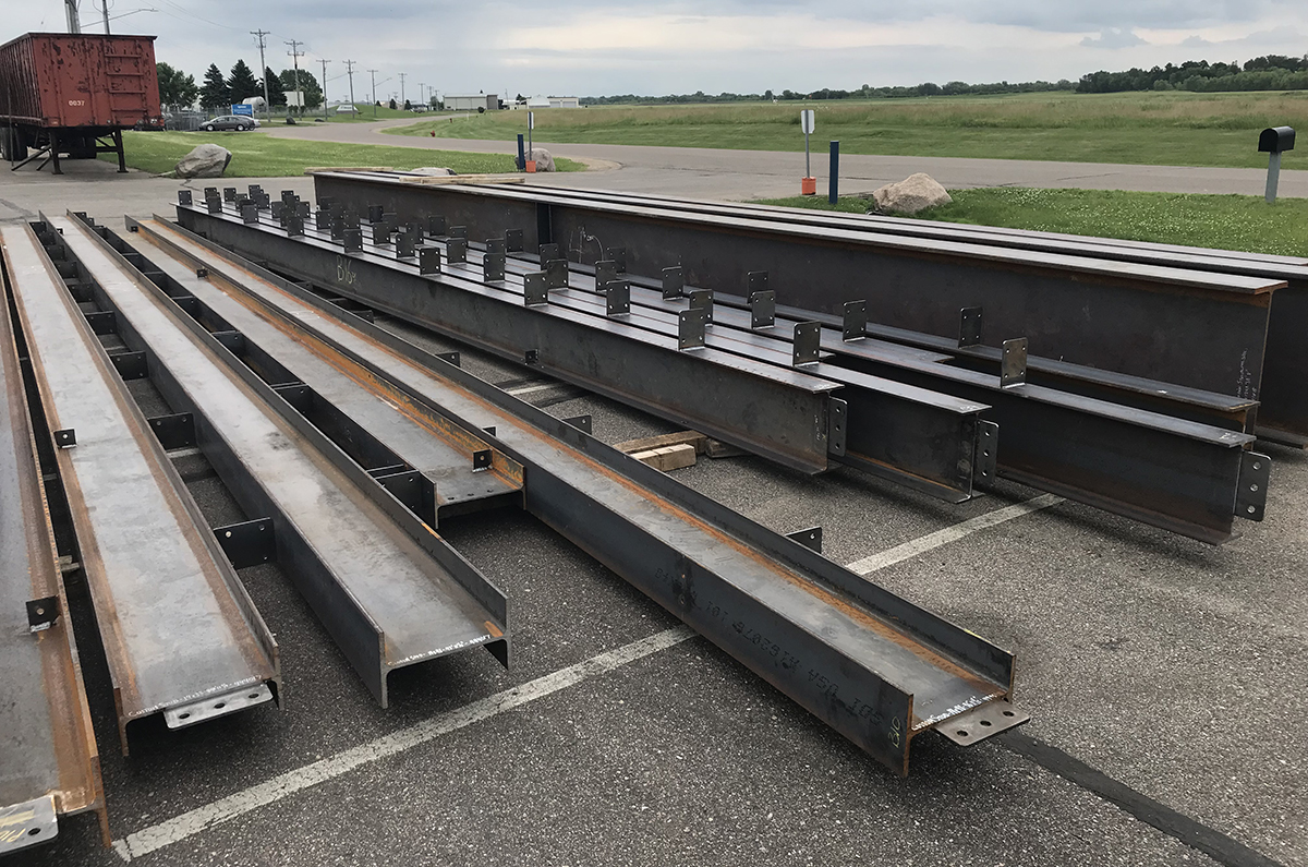 we provide beams, columns, and plates