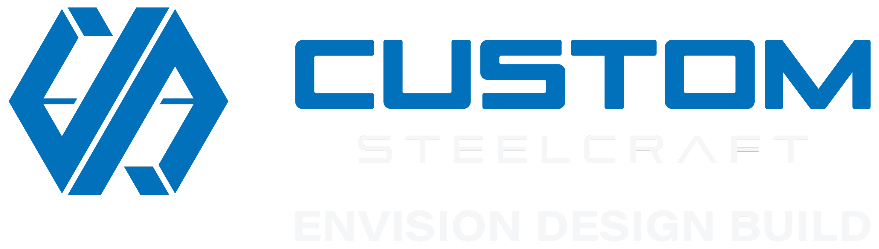 logo: custom steelcraft, envision, design, build